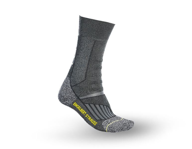 Main view, Functional socks, e.s. Allround functional socks light/high, dark grey melange