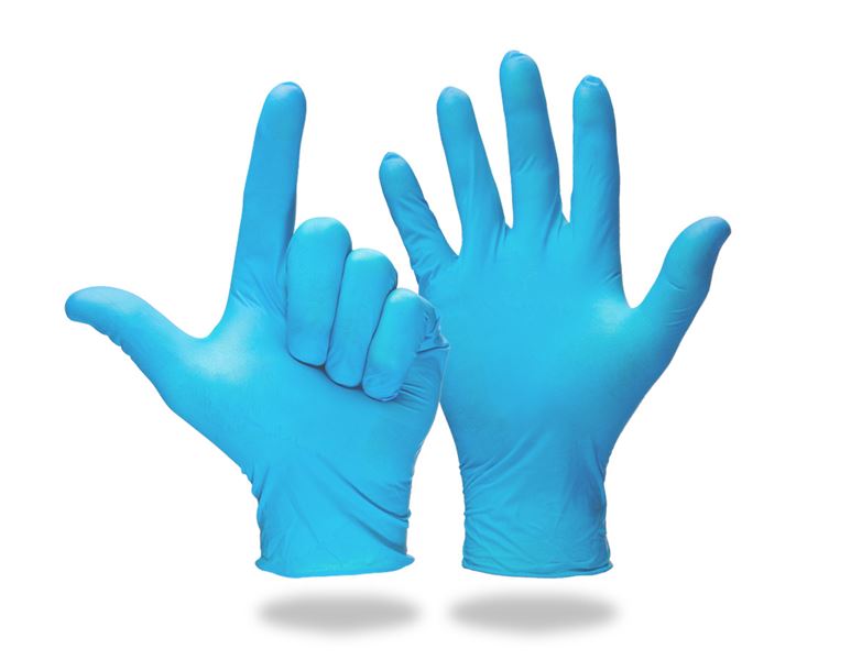 Disposable latex examination gloves, powder-free