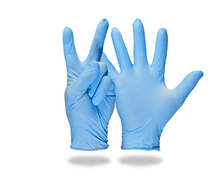 Disposable nitrile gloves, powder-free