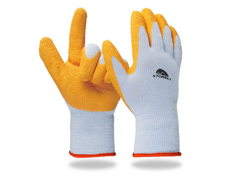 Latex knitted gloves Eco Grip II, pack of 12