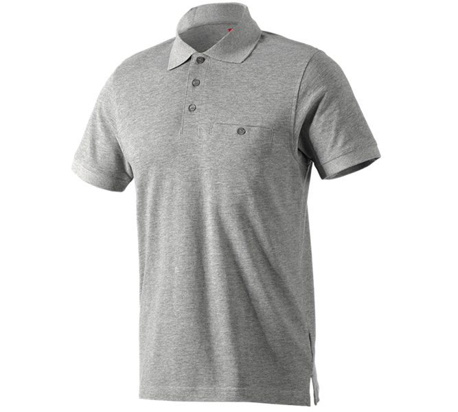 e.s. Polo shirt cotton Pocket