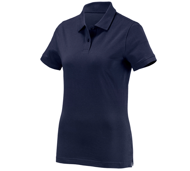 Main view, Overview of the e.s. collections, e.s. Polo shirt cotton, ladies', navy