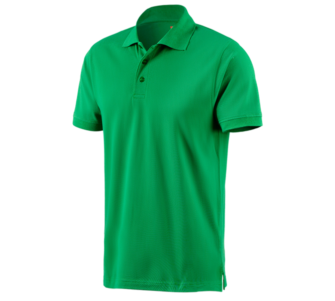 Hovedvisning, Poloshirts, e.s. Polo-Shirt cotton, græsgrøn