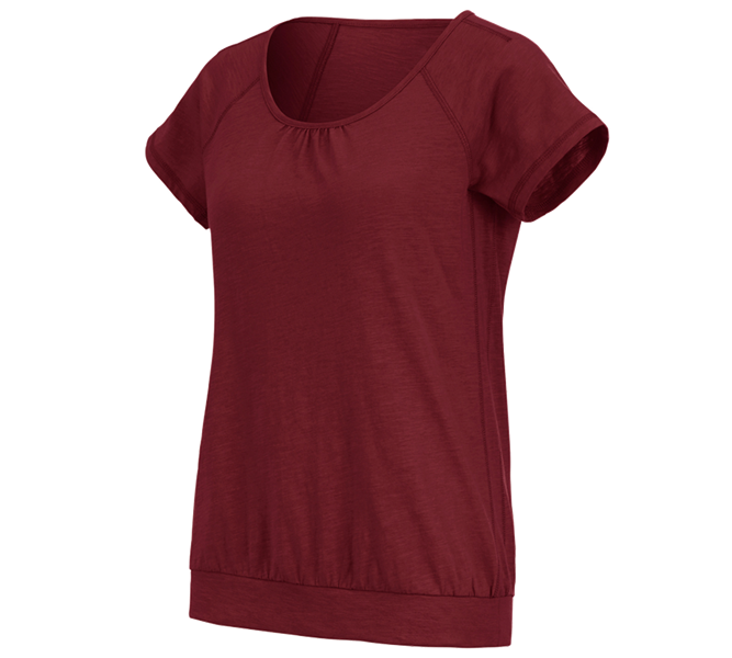 e.s. T-Shirt cotton slub, damer