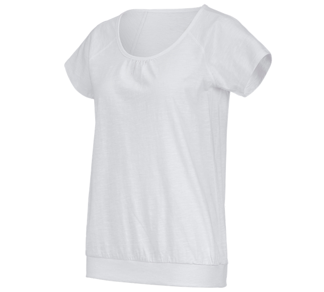 e.s. T-Shirt cotton slub, damer