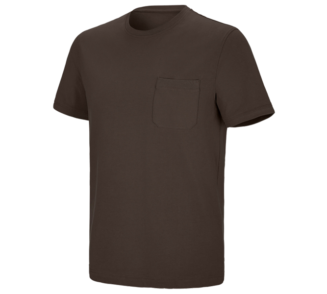 e.s. T-shirt cotton stretch Pocket