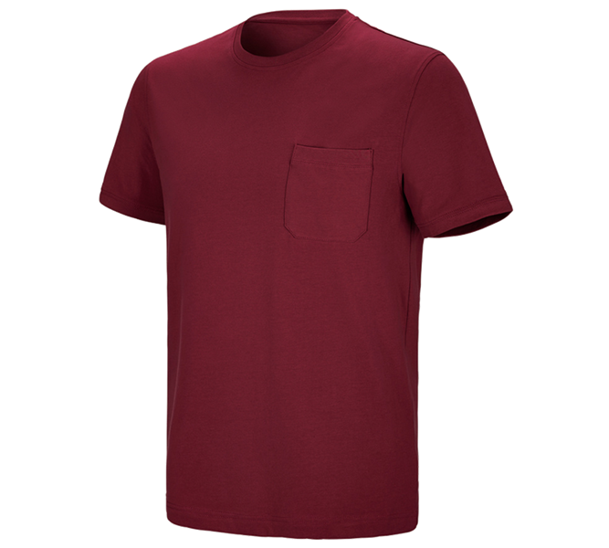e.s. T-shirt cotton stretch Pocket