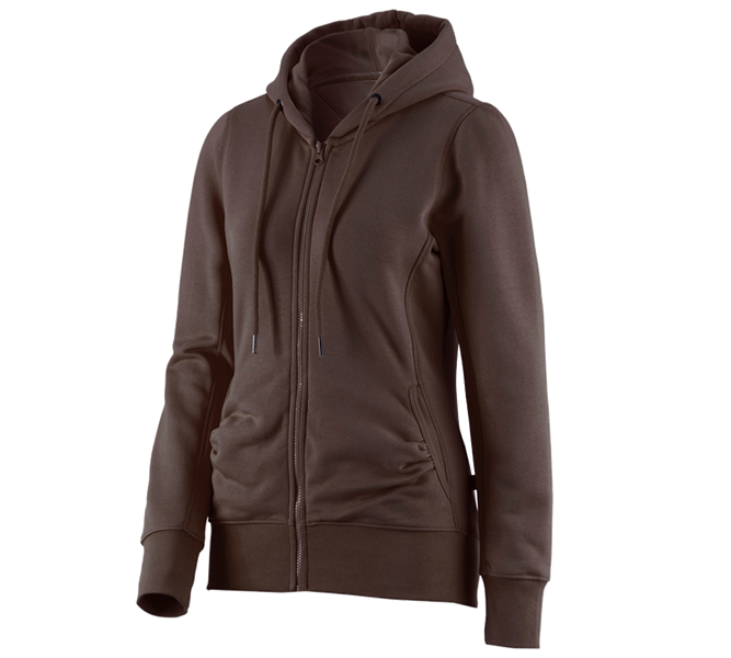 e.s. Hoody sweatjacket poly cotton, ladies'