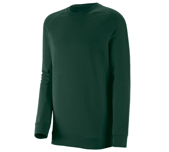 e.s. Sweatshirt cotton stretch, long fit