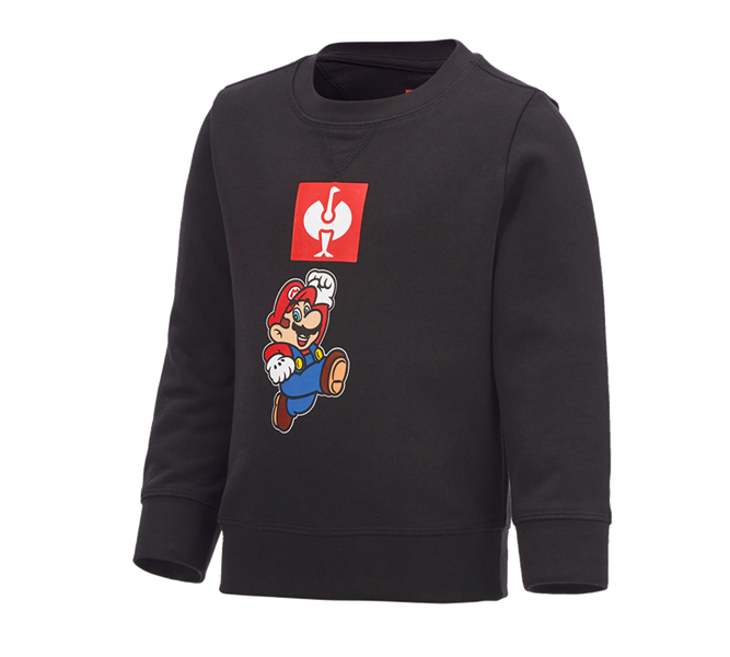 Hovedvisning, Gaveideer, Super Mario sweatshirt, børn, sort