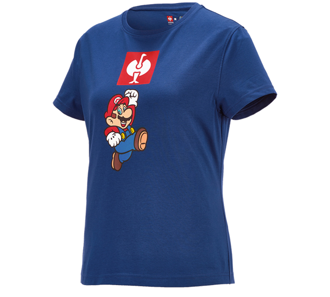 Main view, Shirts, Pullover & more, Super Mario T-shirt, ladies’, alkaliblue