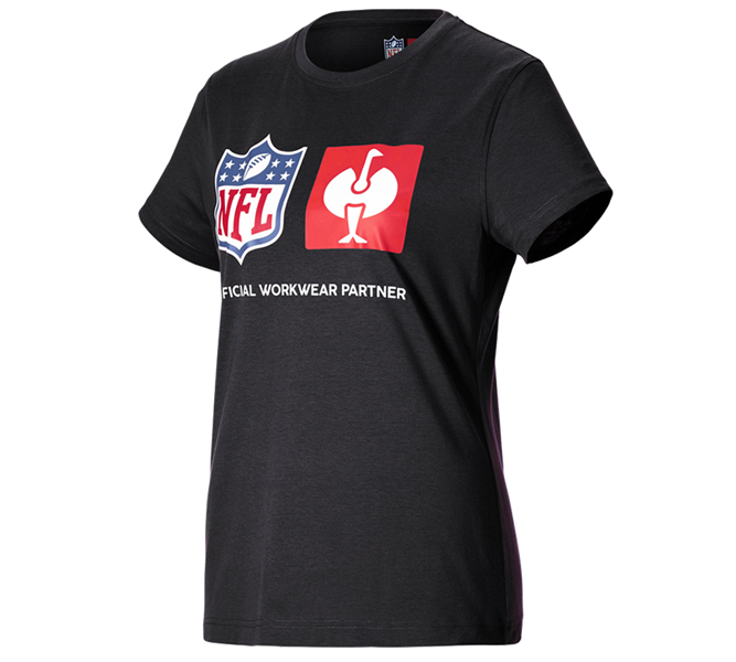 Hovedvisning, Samarbejde, NFL T-Shirt cotton, ladies, sort