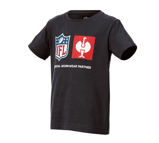 Main view, Shirts, Pullover & more, NFL T-Shirt cotton, kids, black