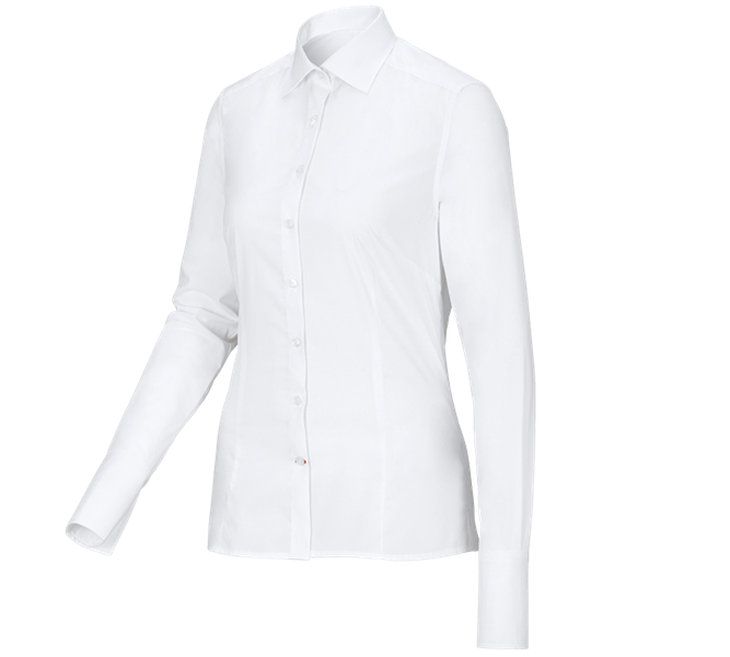 Business blouse e.s.comfort, long sleeved