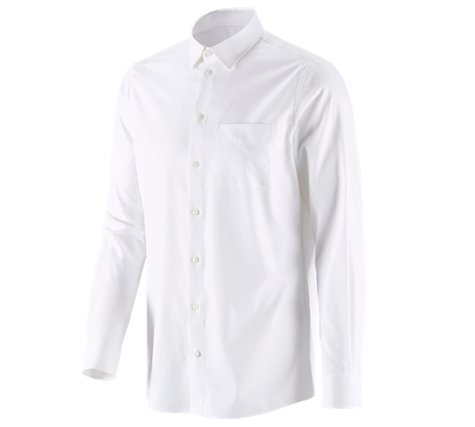 e.s. Business skjorte cotton stretch, regular fit