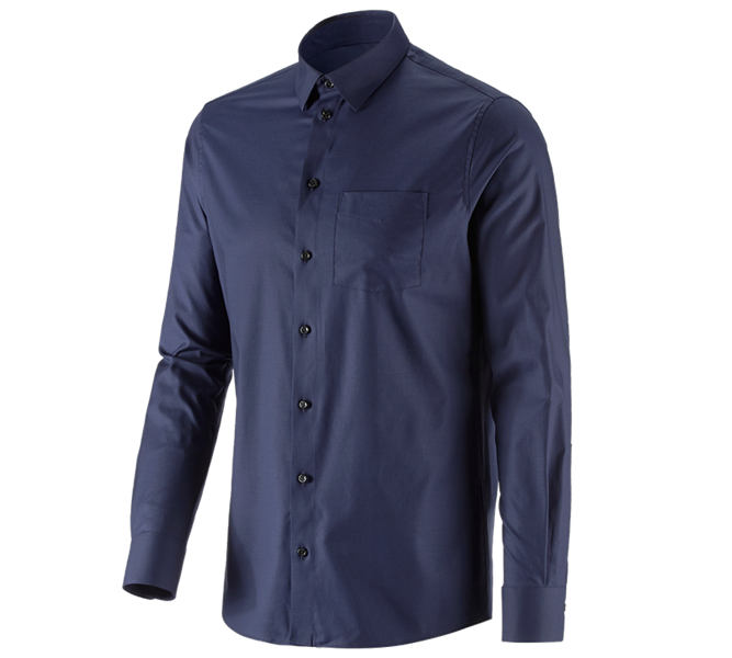 e.s. Business shirt cotton stretch, regular fit