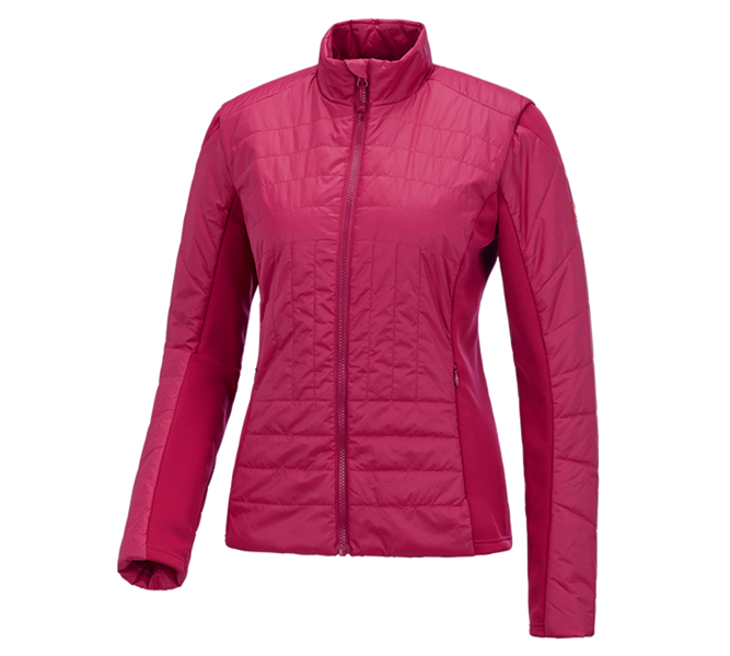 Main view, Work Jackets, e.s. Function quilted jacket thermo stretch,ladies, berry