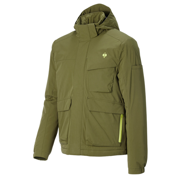 Main view, Work Jackets, Winter jacket e.s.trail, junipergreen/limegreen