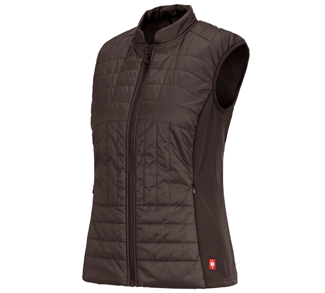 e.s. funktionsvest, quiltet thermo stretch,damer