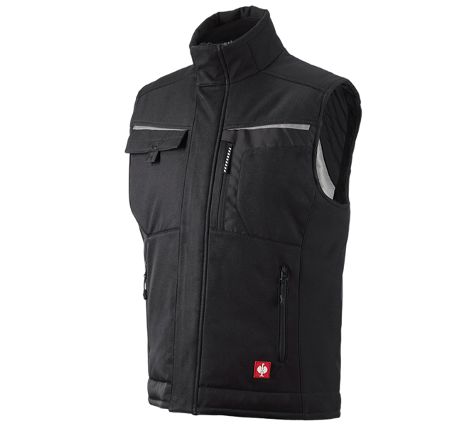 Main view, Body Warmer, Softshell bodywarmer e.s.motion, black