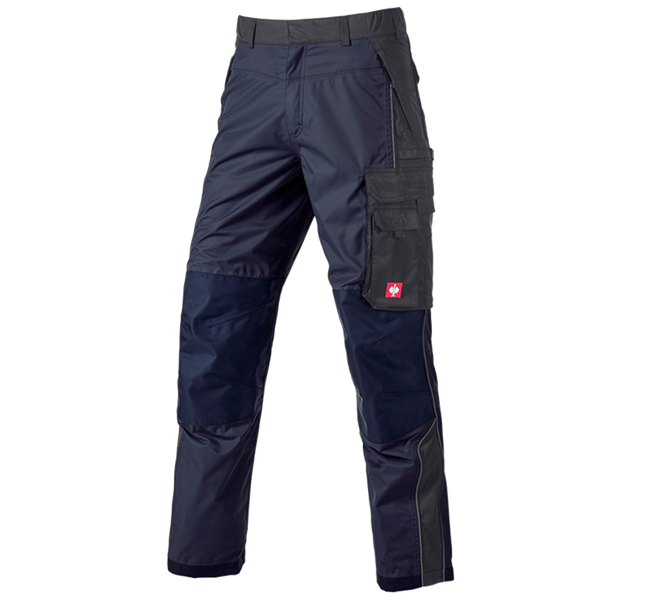 Main view, Waterproof Trousers, Functional trousers e.s.prestige, navy/black