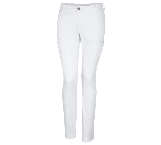 Main view, Overview of the e.s. collections, e.s. Trousers  Chino, ladies', white