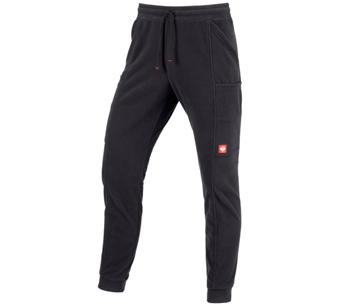 Main view, Homewear | Pyjamas, e.s. Fleece Trousers, black