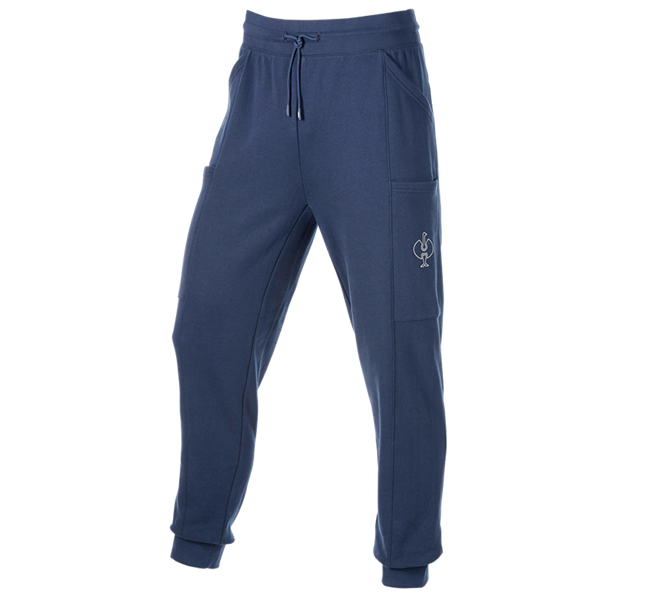 Main view, Accessories, Sweat pants light e.s.trail, deepblue/white