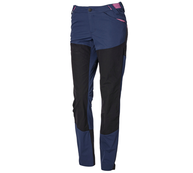 Main view, Topics, Hybrid functional trousers e.s.trail, ladies', deepblue/tarapink