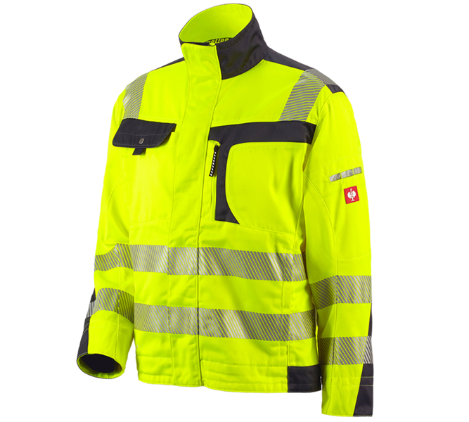 Main view, High-Vis Jackets, High-vis jacket e.s.motion, high-vis yellow/anthracite