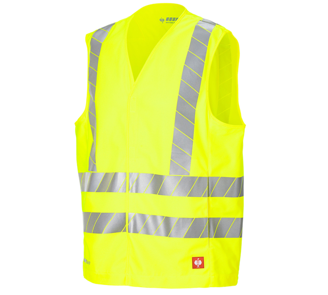 Main view, High-Vis Body Warmer, High-vis bodywarmer e.s.motion 24/7 uni, high-vis yellow