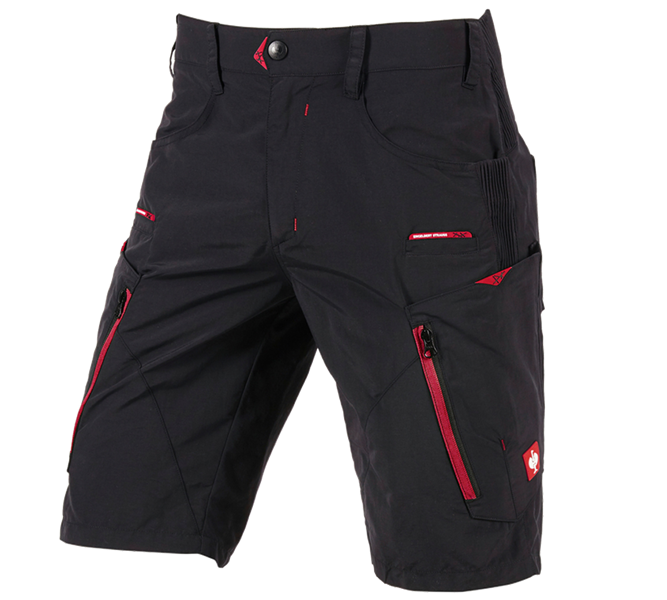 Main view, Shorts | 3/4 Shorts, e.s. Functional shorts Superlite, black/red