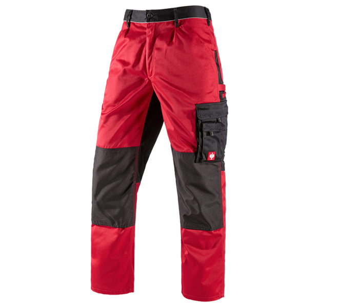 Main view, Clothing, Trousers e.s.image, red/black