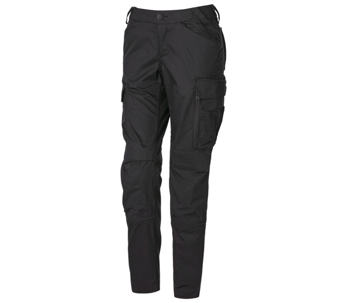 Main view, Clothing, Trousers e.s.trail pure, ladies', black