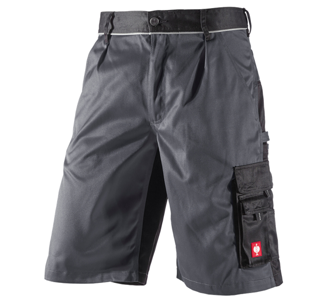 Main view, Work Trousers, Short e.s.image, grey/black