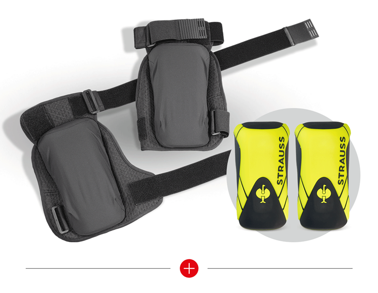 SÆT: e.s. Knee Pad + knælomme Pro-Comfort, soft