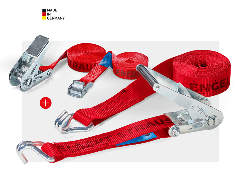 Main view, Load safety, e.s. Load-securing set