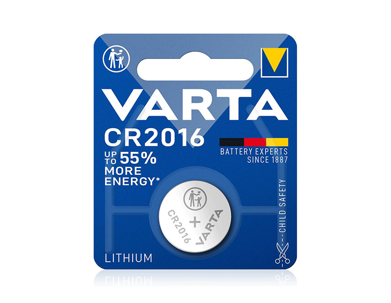 Main view, Electrical items, VARTA button cells CR2016