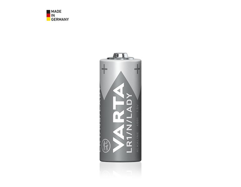 Hovedvisning, Elektronik, VARTA Lady LR01 Batterier