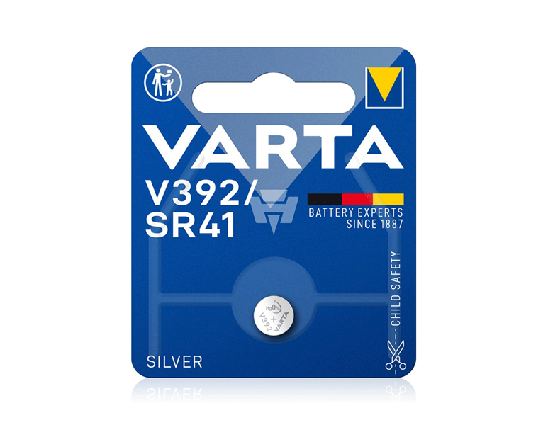 Hovedvisning, Elektronik, VARTA knapbatterier V392/SR41