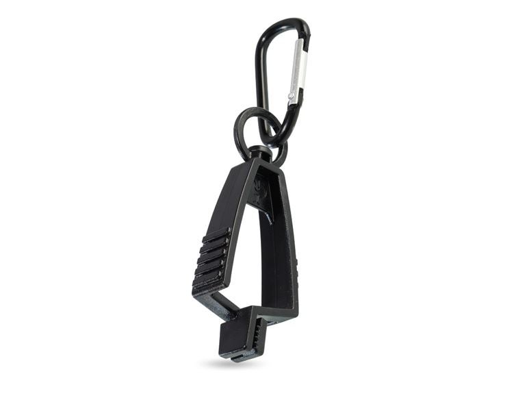 e.s. Glove holder with carabiner