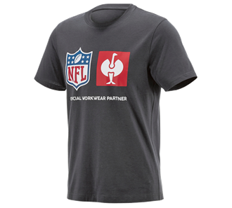 Hovedvisning, NFL T-Shirt cotton, karbongrå