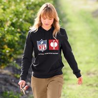 Visning 3, NFL Hoodie cotton, ladies, sort