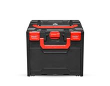 Main view, STRAUSSbox 340 midi, black/red