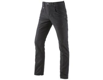 lined chinos STRETCH DENIM RAW VINTAGE, Trousers