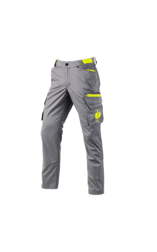 Cargo trousers e.s.trail basaltgrey/acid yellow