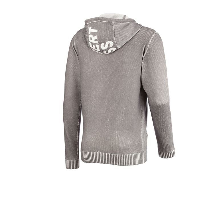 Knitted hoody e.s.iconic dolphingrey | Engelbert Strauss