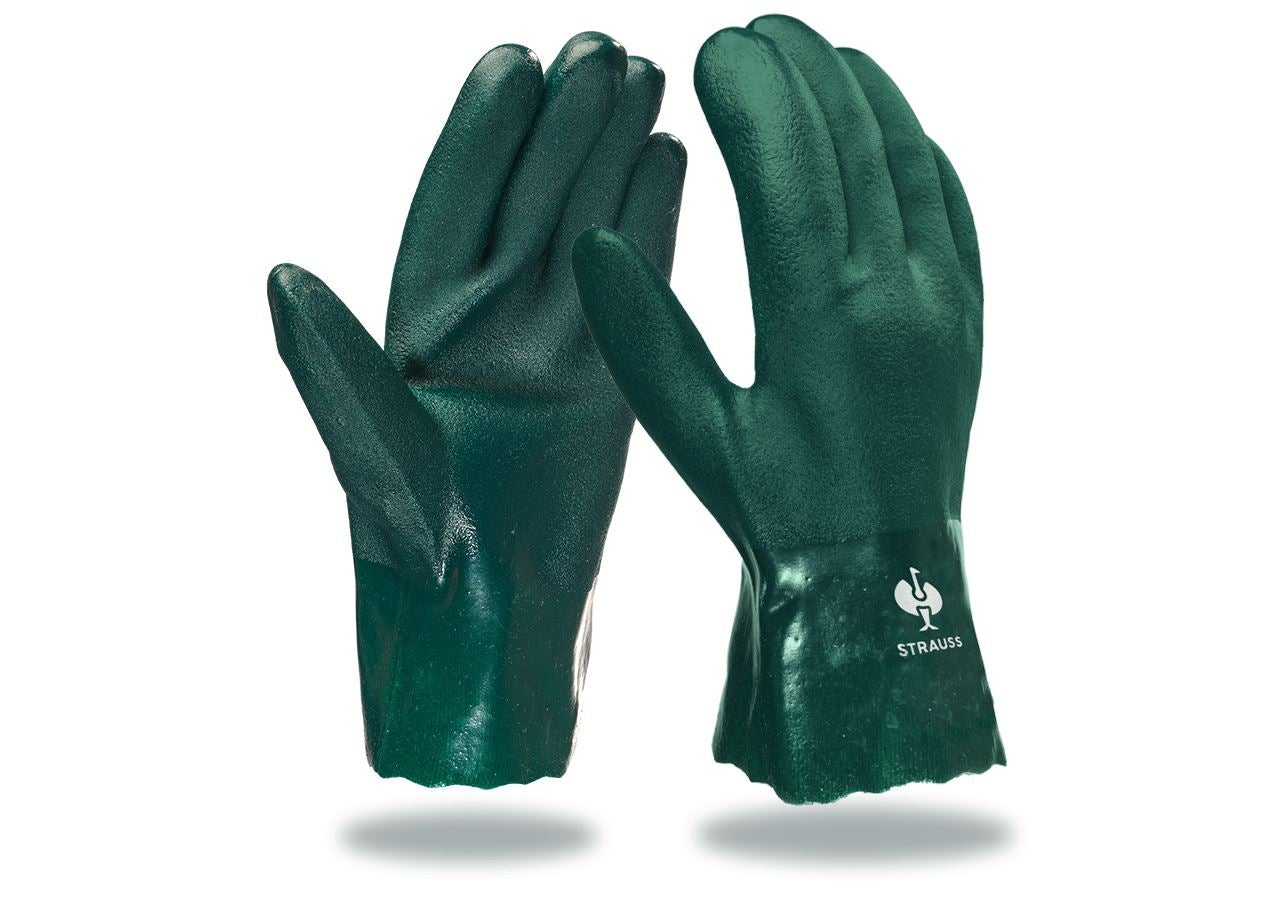 Chemically resistant: PVC special gloves Oil Star