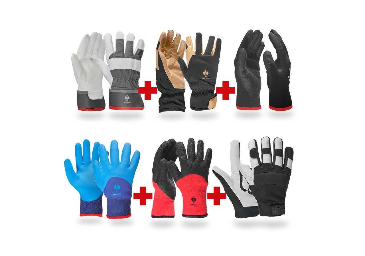 Sæt | Tilbehør: TEST-sæt: Handsker kuldebeskyttelse