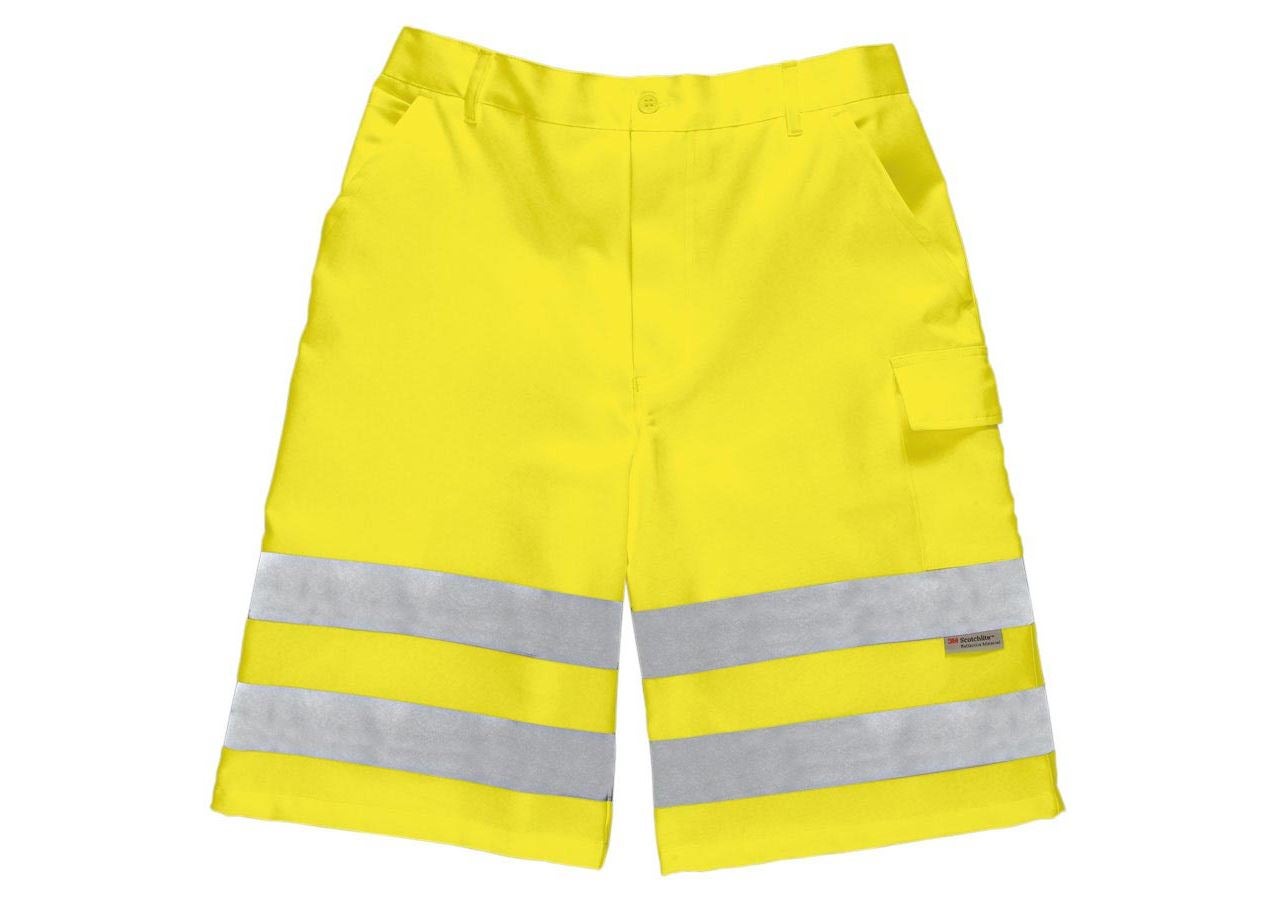 Work Trousers: STONEKIT High-vis shorts + high-vis yellow